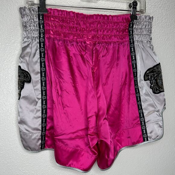 Versace Muay Thai Boxing Shorts Pink Silver Versace Medusa Patch 50 / L - Picture 6 of 16
